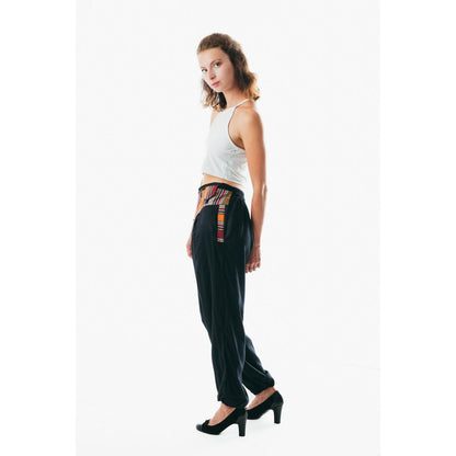 Unisex boho hippie free size multicolor pants for men and women