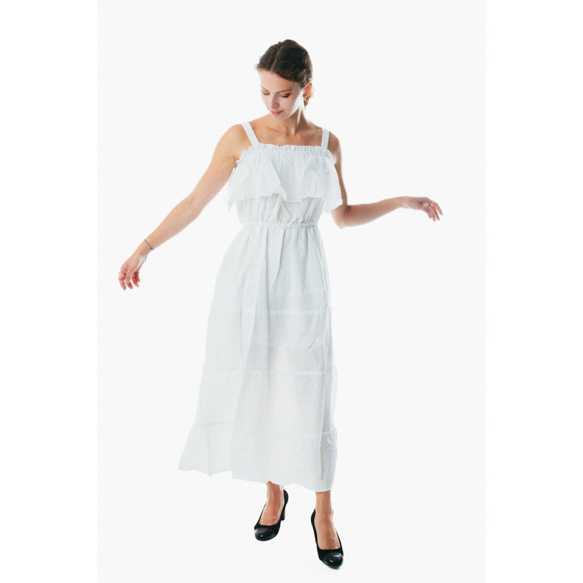  Casual off white dress for women clothing
