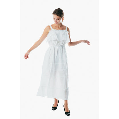  Casual off white dress for women clothing