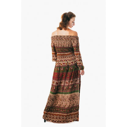 Women's flowy colorful sundress for holiday clothing