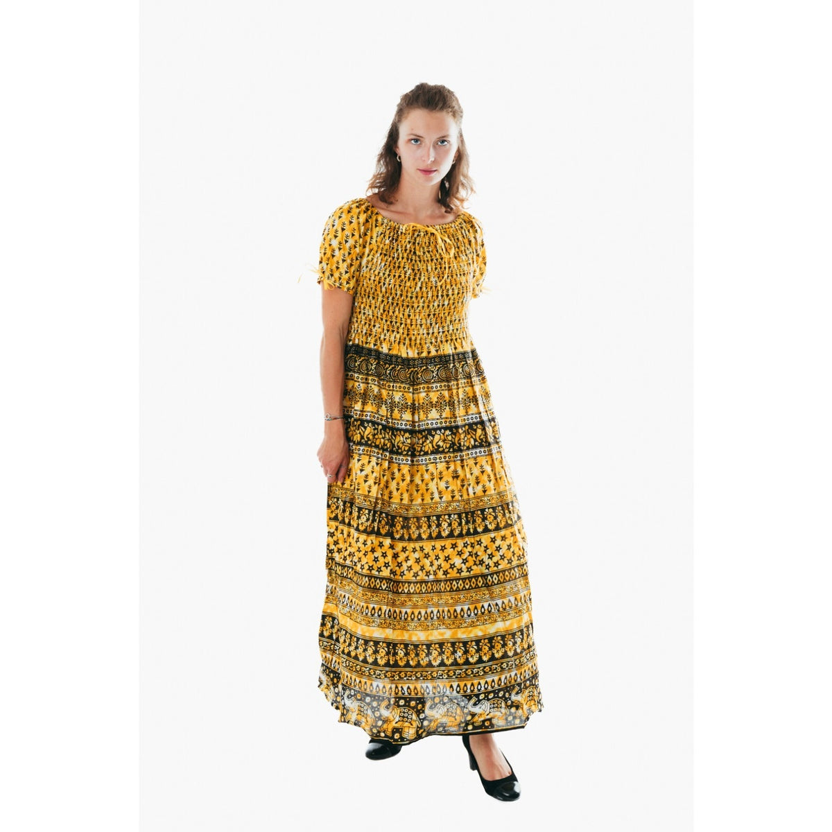 Women's flowy colorful sundress for holiday clothing