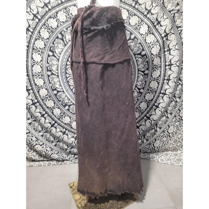 Boho Wrap Maxi Skirt, Fairycore Pixie Skirt, Asymmetrical Drape Skirt, Hippie Festival Clothing, Elven Bohemian Fashion