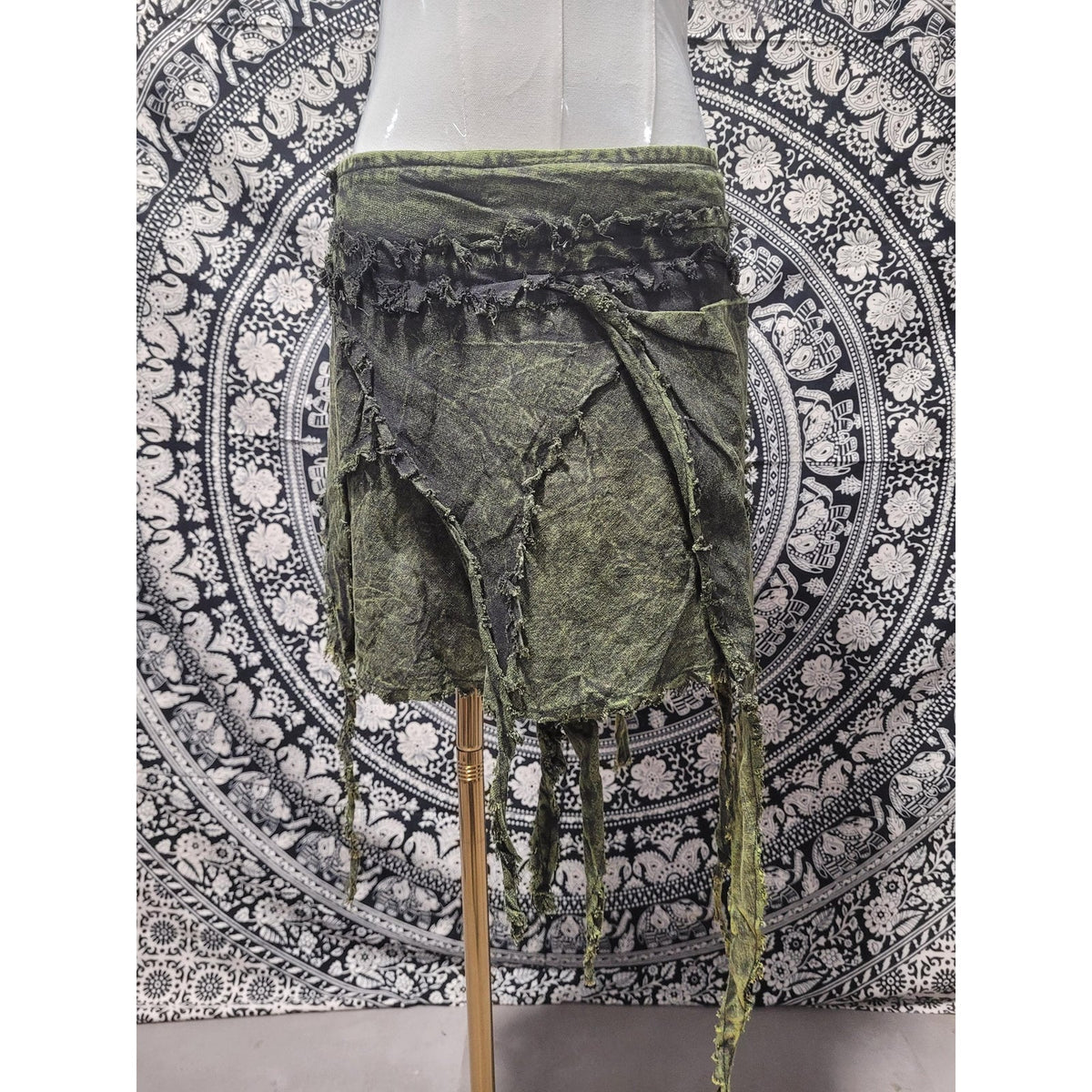 Handmade Cotton Wrap Skirt for Women | Boho Festival Pixie Fairy Skirt | Made in Nepal