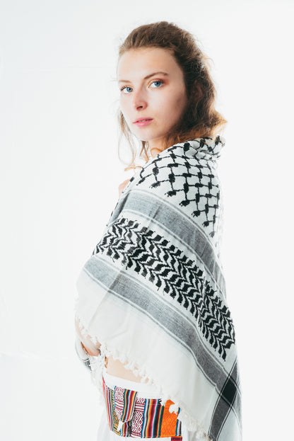 Free palestine Keffiyeh Houndstooth shemagh hatta Scarf 