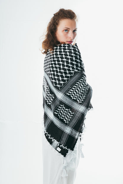 Free palestine Keffiyeh Houndstooth shemagh hatta Scarf 