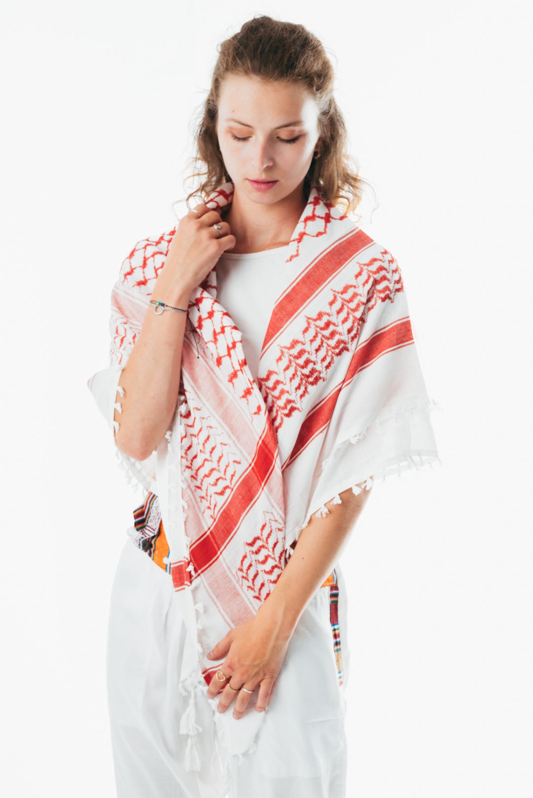 Free palestine Keffiyeh Houndstooth shemagh hatta Scarf 