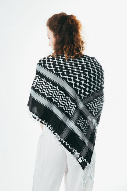 Free palestine Keffiyeh Houndstooth shemagh hatta Scarf 