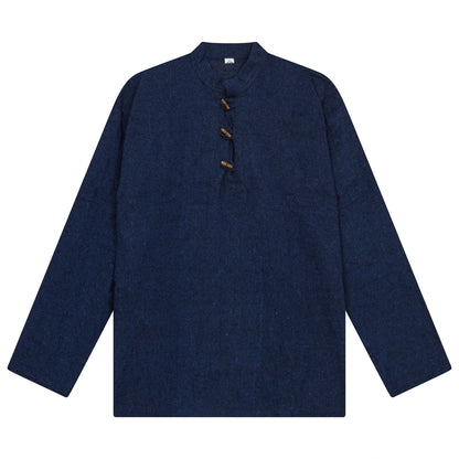 High quality casual button down cotton shirt for menswear