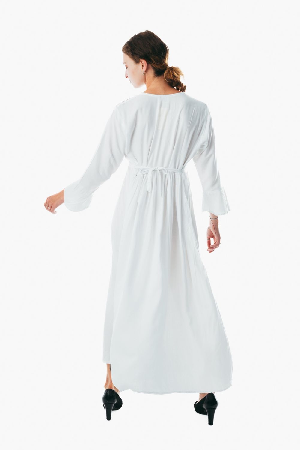 Printed casual cotton caftan maxi dress for women's wear