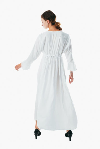 Printed casual cotton caftan maxi dress for women's wear