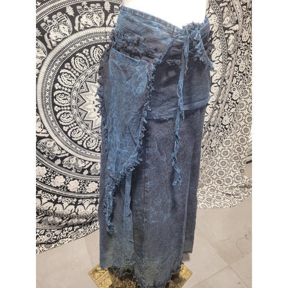Boho Wrap Maxi Skirt, Fairycore Pixie Skirt, Asymmetrical Drape Skirt, Hippie Festival Clothing, Elven Bohemian Fashion
