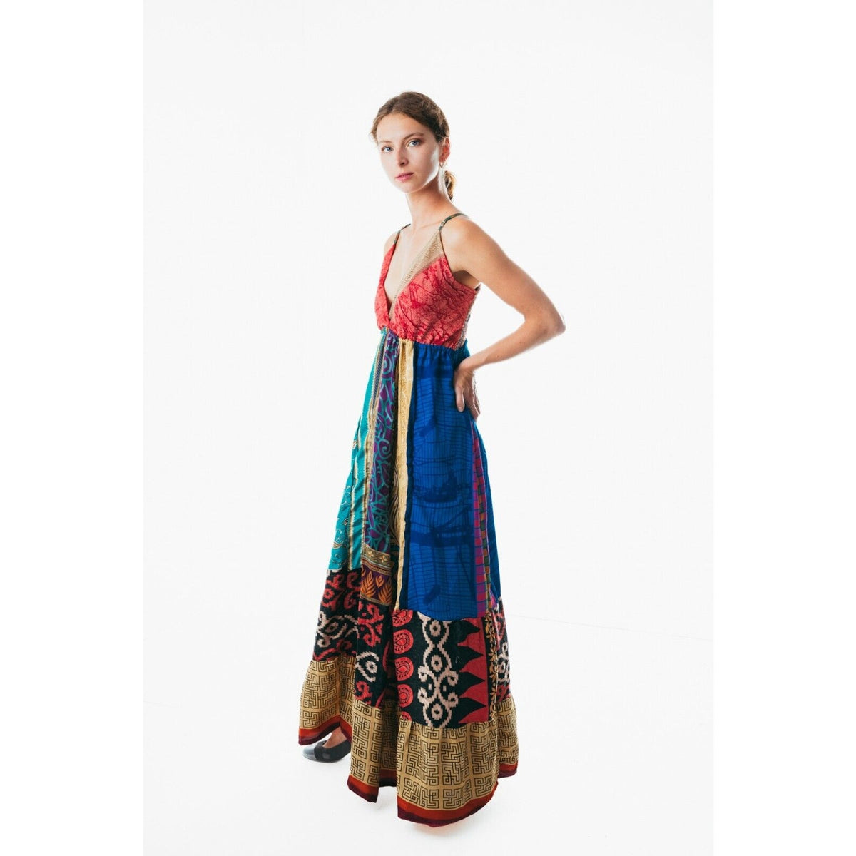 Women's flowy sundress for holiday clothing