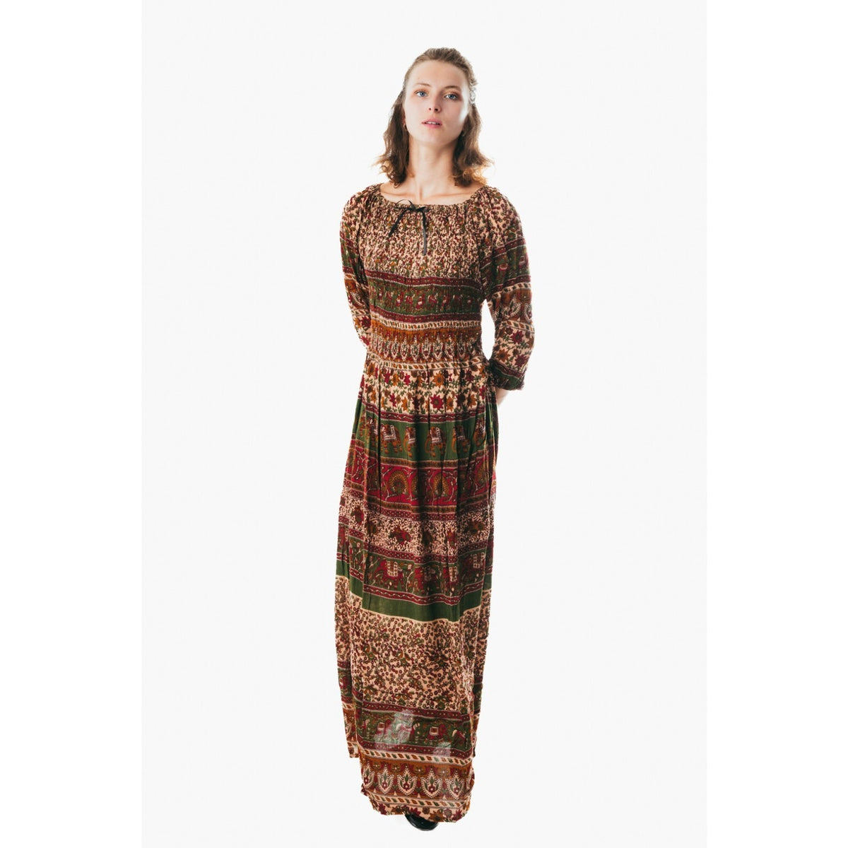 Women's flowy colorful sundress for holiday clothing