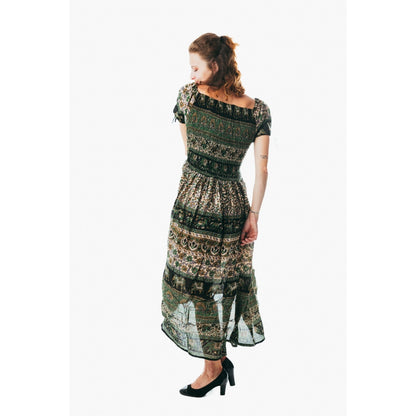 Women's flowy colorful sundress for holiday clothing