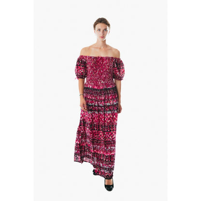 Women's flowy colorful sundress for holiday clothing