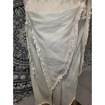 Boho Wrap Maxi Skirt, Fairycore Pixie Skirt, Asymmetrical Drape Skirt, Hippie Festival Clothing, Elven Bohemian Fashion