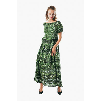 Women's flowy colorful sundress for holiday clothing