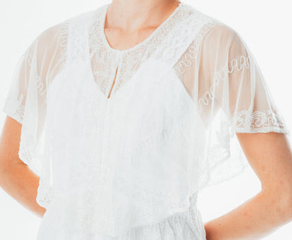Handmade & Beaded sequin poncho/shrug/capelet for women