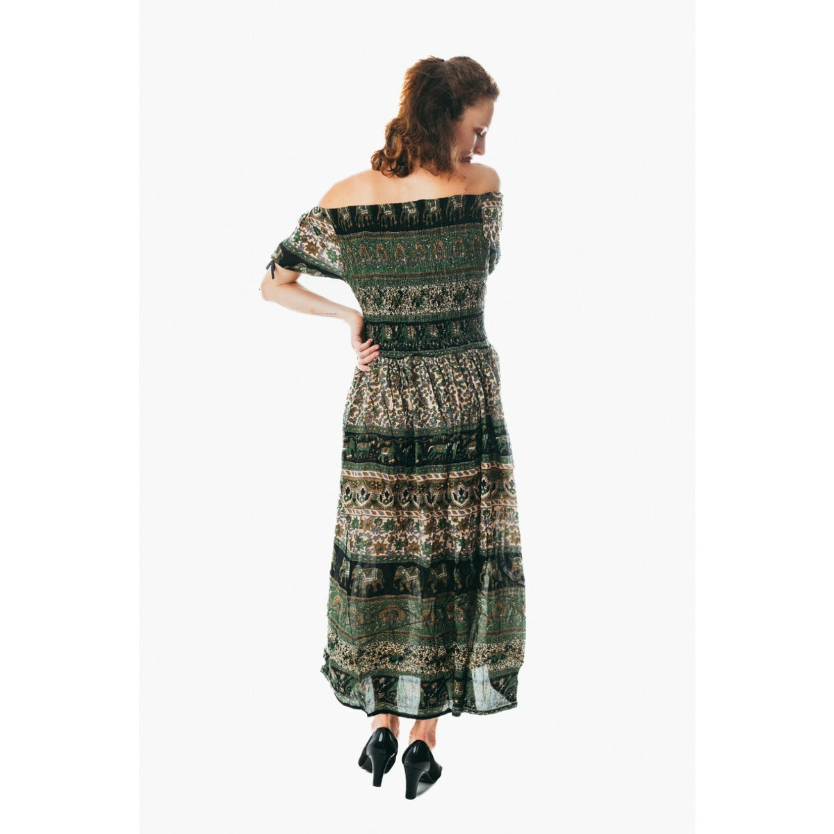 Women's flowy colorful sundress for holiday clothing