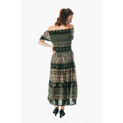Women's flowy colorful sundress for holiday clothing