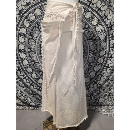 Boho Wrap Maxi Skirt, Fairycore Pixie Skirt, Asymmetrical Drape Skirt, Hippie Festival Clothing, Elven Bohemian Fashion