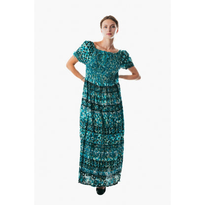 Women's flowy colorful sundress for holiday clothing
