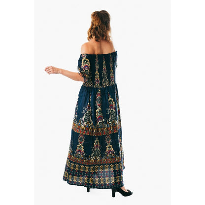 Women's flowy colorful sundress for holiday clothing