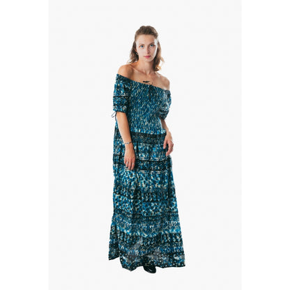 Women's flowy colorful sundress for holiday clothing