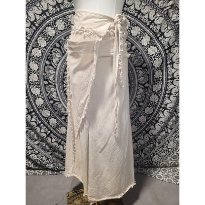 Boho Wrap Maxi Skirt, Fairycore Pixie Skirt, Asymmetrical Drape Skirt, Hippie Festival Clothing, Elven Bohemian Fashion