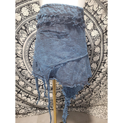Handmade Cotton Wrap Skirt for Women | Boho Festival Pixie Fairy Skirt | Made in Nepal