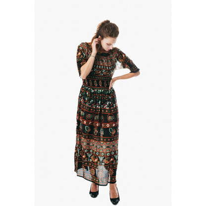 Women's flowy colorful sundress for holiday clothing